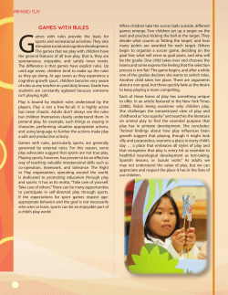 games with rules - Early Learning Central