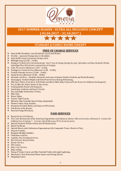 standart ve family oda yaz konsept