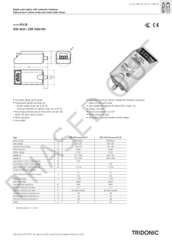 powerPULSE ZRM 4000 / ZRM 4000/400