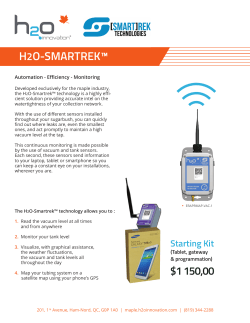 h2o-smartrek&trade; h2o-smartrek