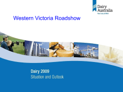 Dairy Australia presentation