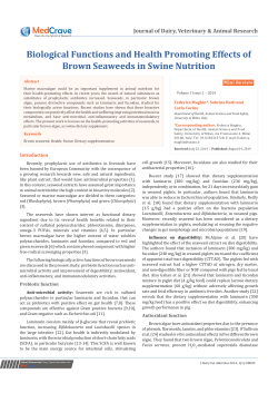 Biological Functions and Health Promoting Effects of Brown