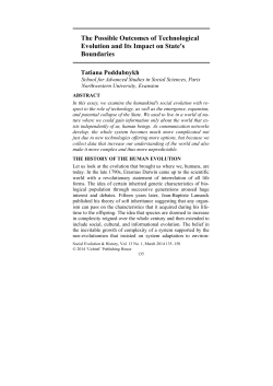 The Possible Outcomes of Technological Evolution and Its Impact on