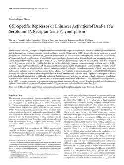 Cell-Specific Repressor or Enhancer Activities of Deaf