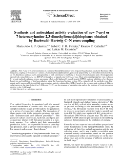 Synthesis and antioxidant activity evaluation of new 7