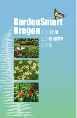 GardenSmart Oregon - a guide to non-invasive plants