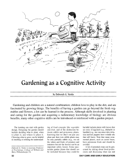 Gardening as a cognitive activity | SpringerLink
