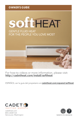 GENTLE FLUID HEAT FOR THE PEOPLE YOU LOVE MOST