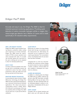 Dr&auml;ger Pac&reg; 3500