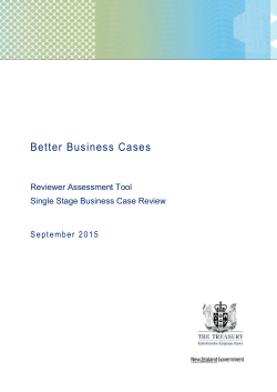 Better Business Cases Programme Business Case booklet