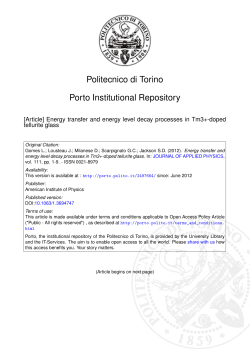 Energy transfer and energy level decay processes in Tm3+