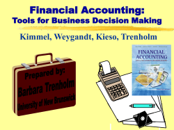 Financial Accounting: Tools for Business Decision Making