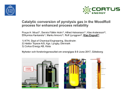 Pyrolysis vapors pre-reforming over an iron