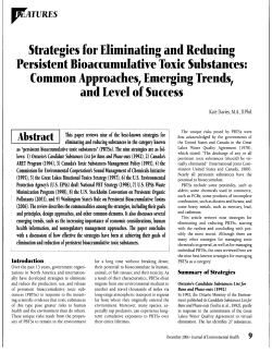 Strategies for Eliminating and Reducing