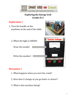 Exploring the Energy Grid Grades K