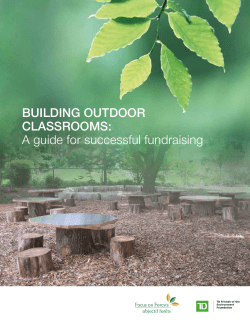 BUILDING OUTDOOR CLASSROOMS