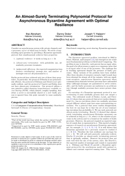 An Almost-Surely Terminating Polynomial Protocol for