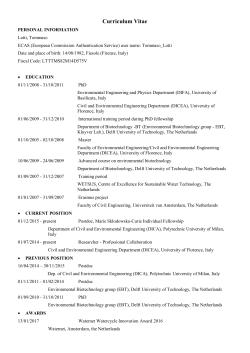 Curriculum Vitae