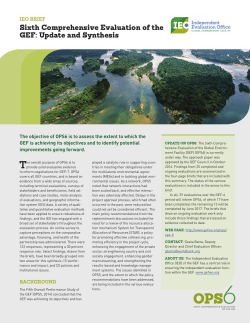 Sixth Comprehensive Evaluation of the GEF: Update and Synthesis