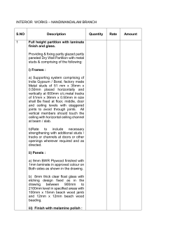 INTERIOR WORKS &ndash; NANDIMANDALAM BRANCH S.NO