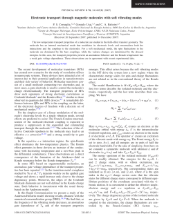 Electronic transport through magnetic molecules with soft vibrating