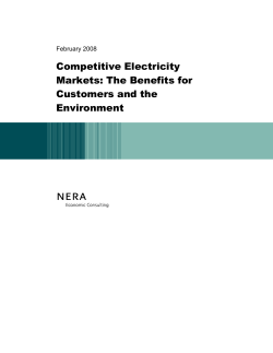 Competitive Electricity Markets