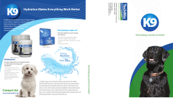 Hydration Makes Everything Work Better Contact Us!