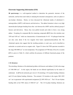 Electronic Supporting Information (ESI) IR spectroscopy is a well