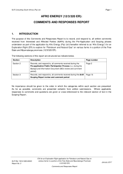 afro energy (12/3/320 er): comments and