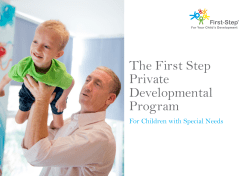 The First Step Private Developmental Program
