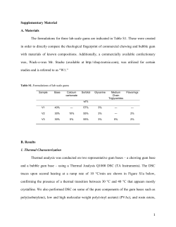 Supplementary Material A. Materials The formulations for three lab