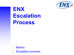 ENX Escalation Process