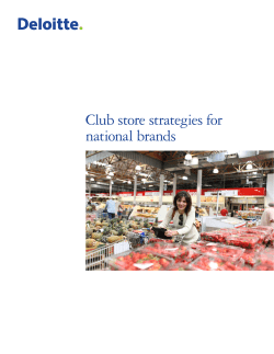 Club store strategies for national brands