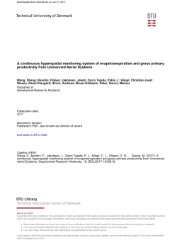 A continuous hyperspatial monitoring system of