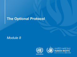 The Optional Protocol