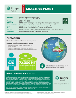 fact sheet - Kruger Products