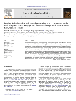 Imaging skeletal remains with ground