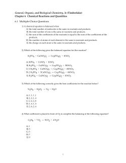 General, Organic, and Biological Chemistry, 3e (Timberlake)