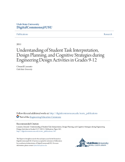 Understanding of Student Task Interpretation, Design Planning, and