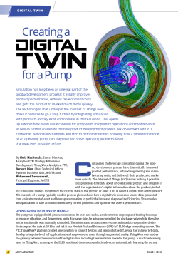 Creating a Digital Twin for a Pump