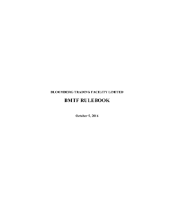 BMTF RULEBOOK