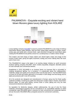 PALMANOVA &ndash; Exquisite exciting and vibrant hand blown Murano