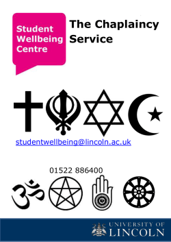 The Chaplaincy Service (MS Word)