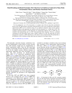 Bond Breaking and Bond Formation: How