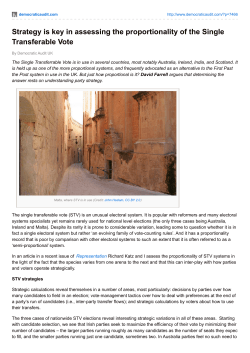 Strategy is key in assessing the proportionality of the Single