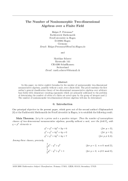 The Number of Nonisomorphic Two-dimensional