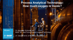 Process Analytical Technology: How much oxygen is inside?