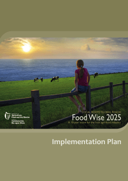 Food Wise 2025 Implementation Plan