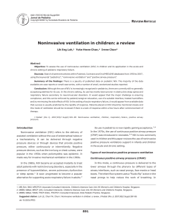 Noninvasive ventilation in children: a review