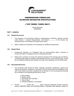 oil water separator - Containment Solutions